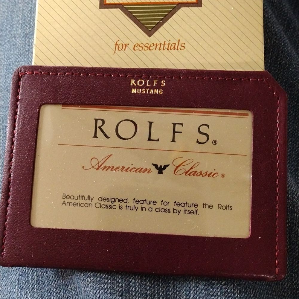 Vintage Rolfs Travel Lite wallet